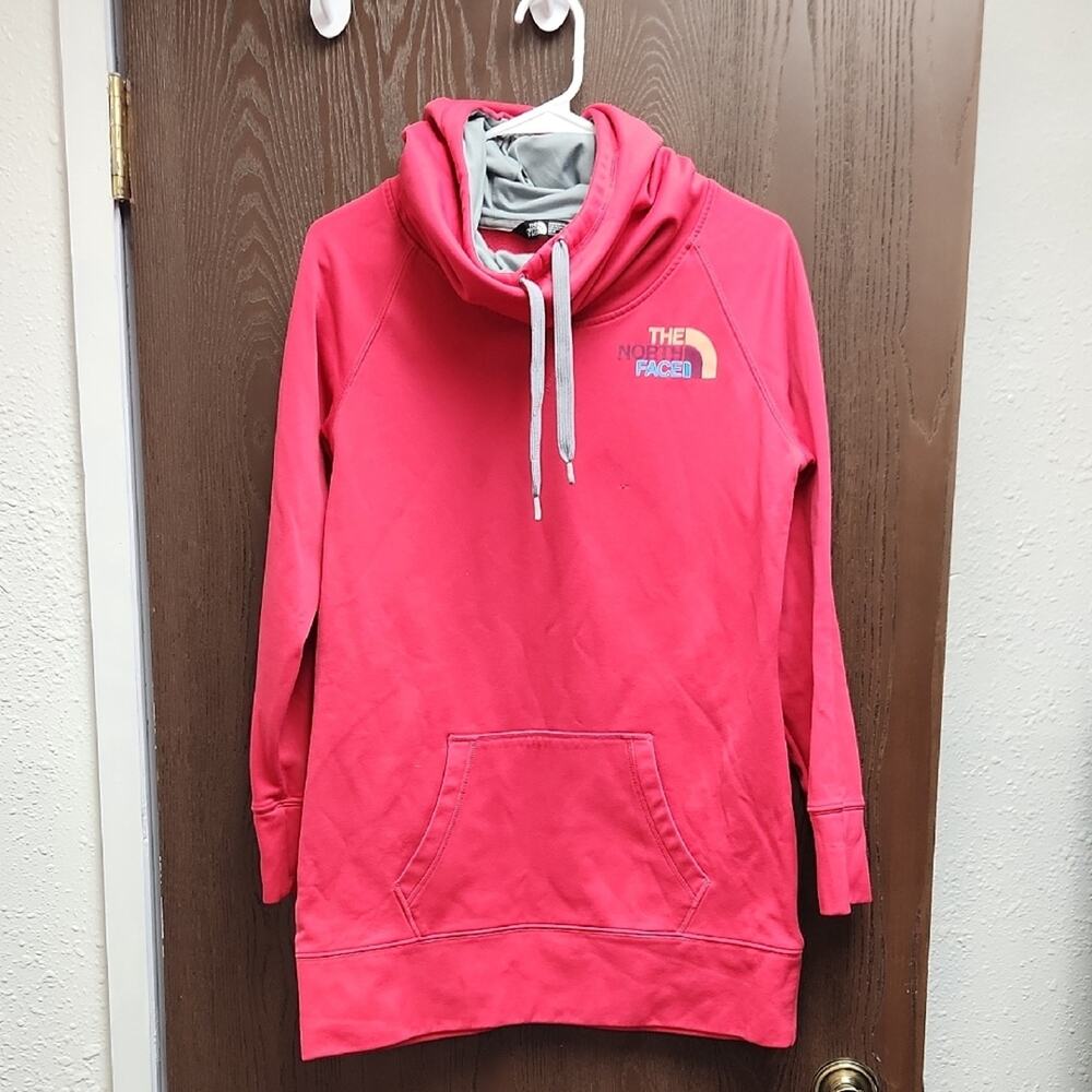 The North Face Gray and Pink Jacket